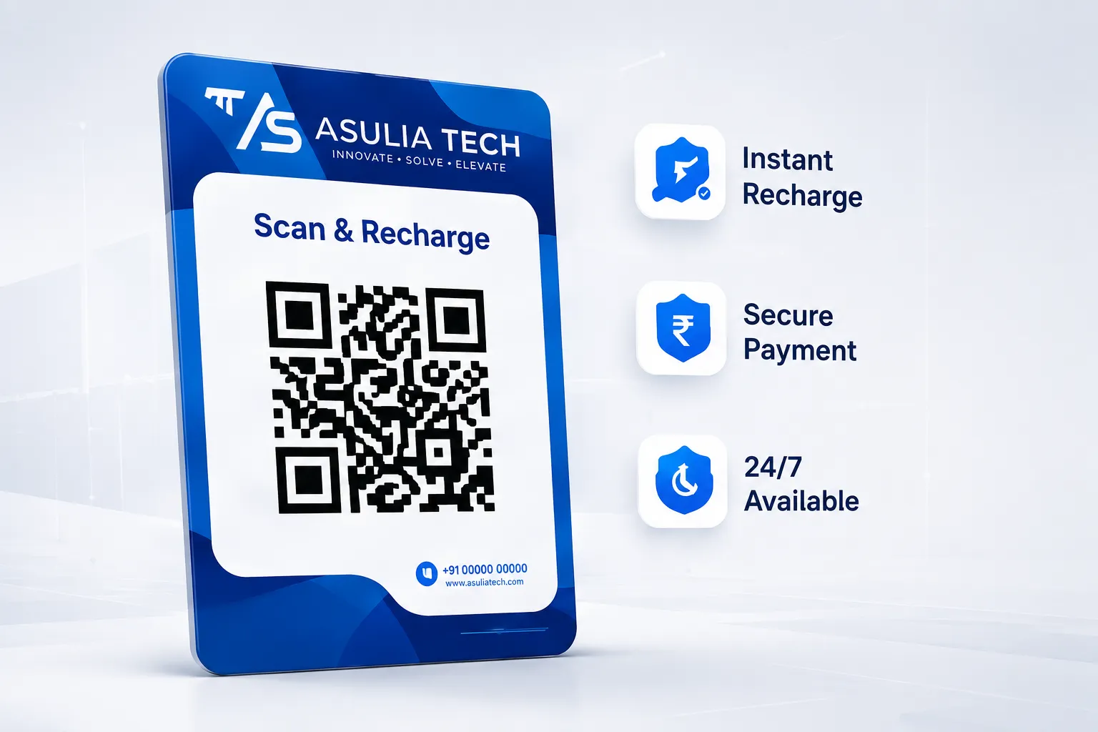 UPI QR Code Card Recharge